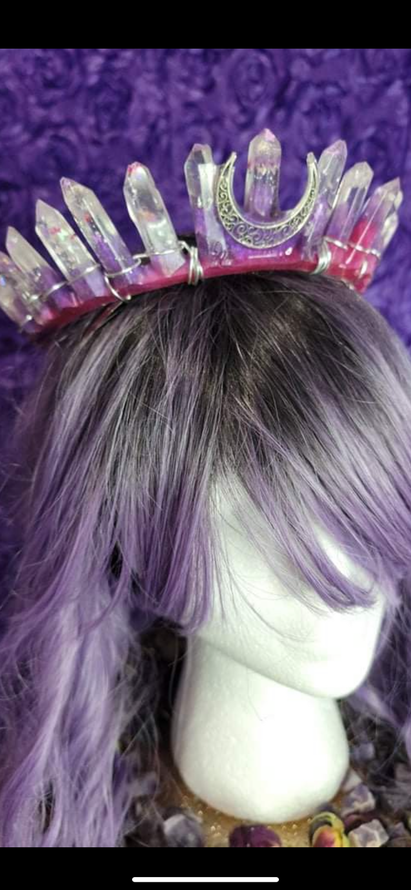 A Crystal Resin Crown (Every Crown is Custom)