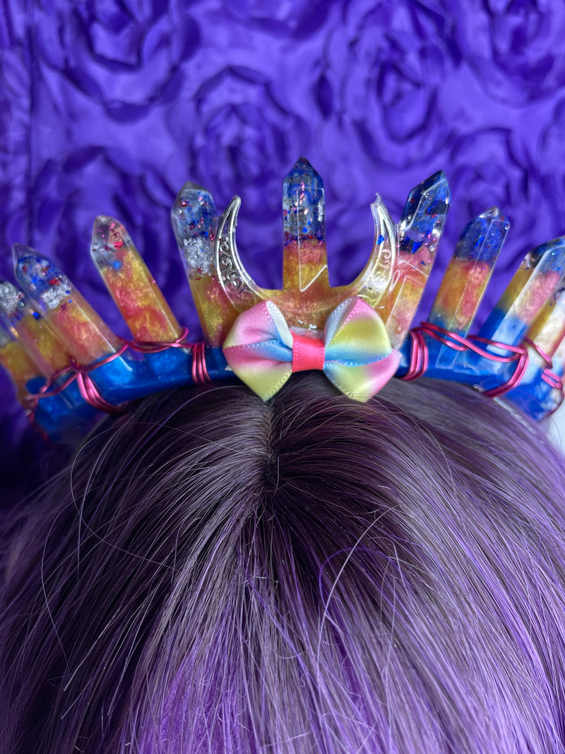 A Crystal Resin Crown (Every Crown is Custom)