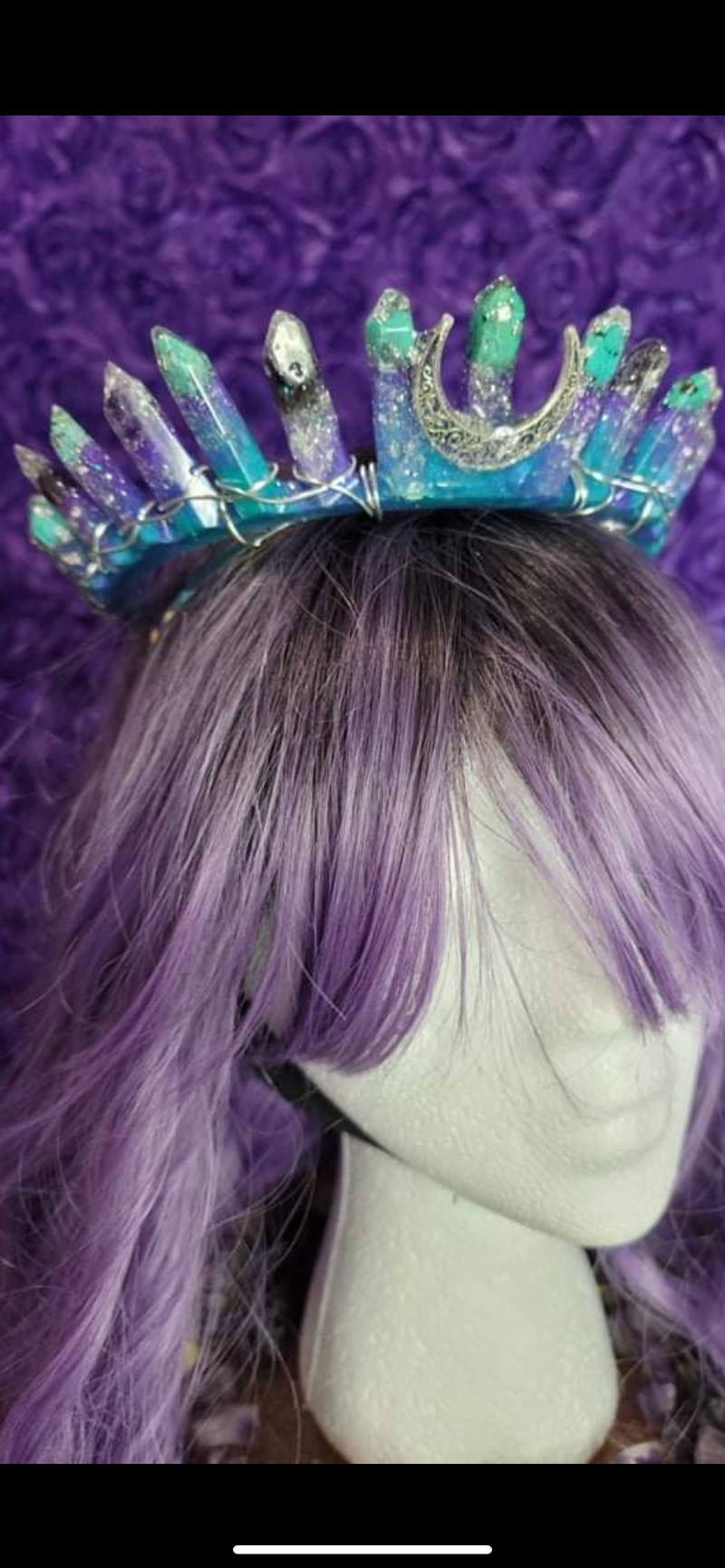 A Crystal Resin Crown (Every Crown is Custom)