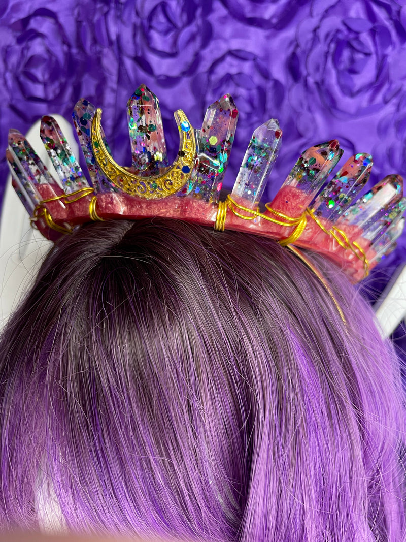 A Crystal Resin Crown (Every Crown is Custom)