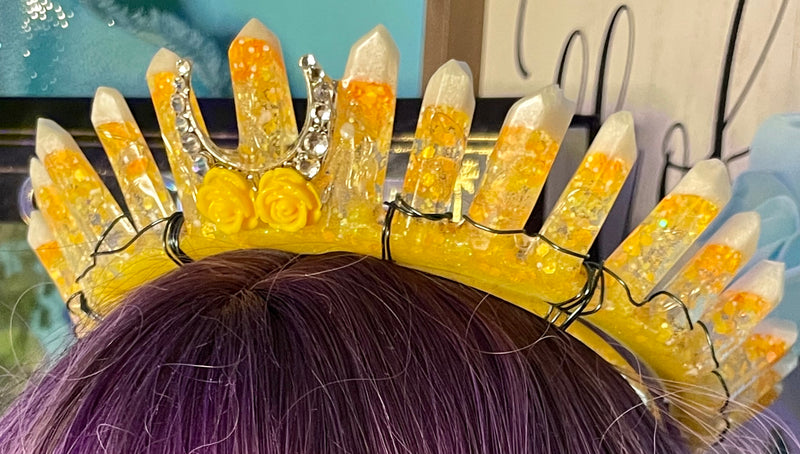 A Crystal Resin Crown (Every Crown is Custom)