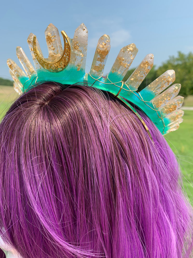 A Crystal Resin Crown (Every Crown is Custom)