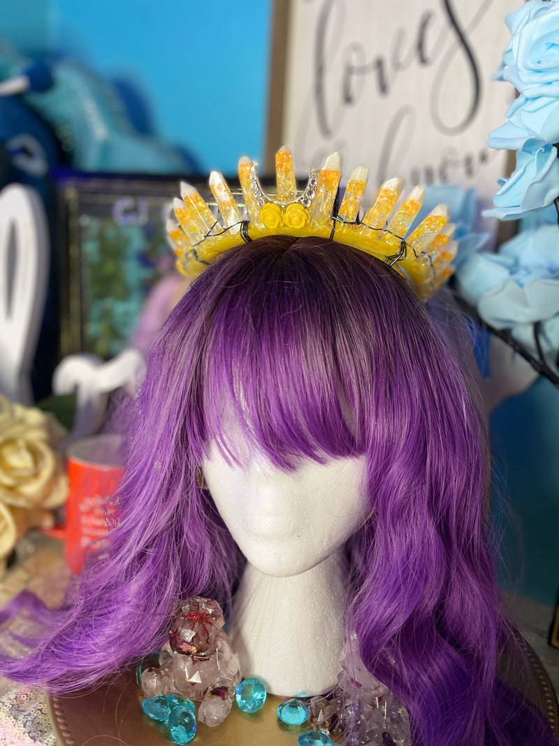 A Crystal Resin Crown (Every Crown is Custom)