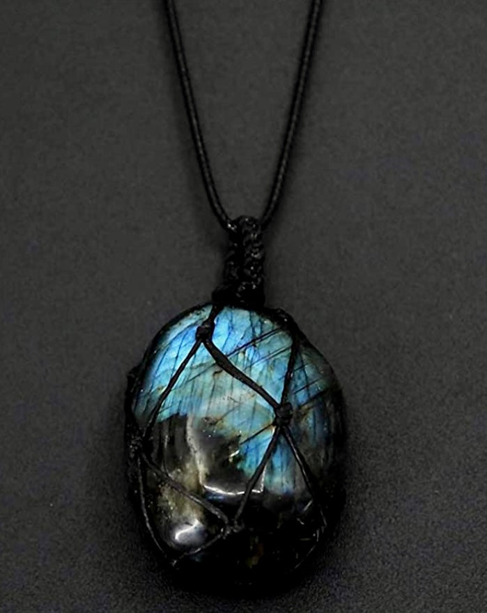 Dragons heart labradorite necklaces